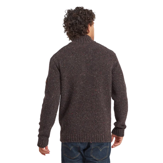Sherpa Men's Dumji Quarter Zip Sweater - Black