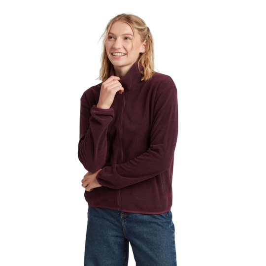 Sherpa Women's Rolpa Full Zip Fleece - Merlot