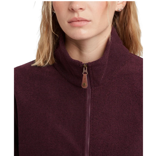 Sherpa Women's Rolpa Full Zip Fleece - Merlot