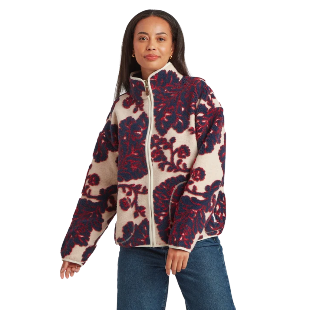 Sherpa Womens' Tara Full Zip Fleece Jacket - Ecru – Lenny's Shoe
