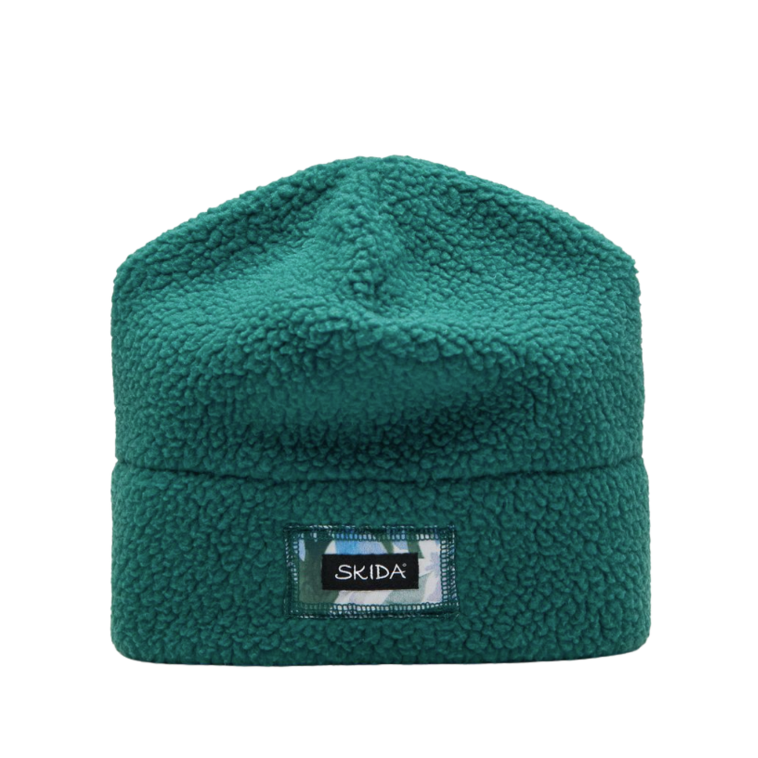 Skida High Pile Polartec Fleece Hat - Glade on a white background