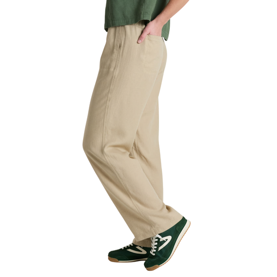 Kuhl Women's Fresco Pant - Driftwood on a white background. Side profile view.