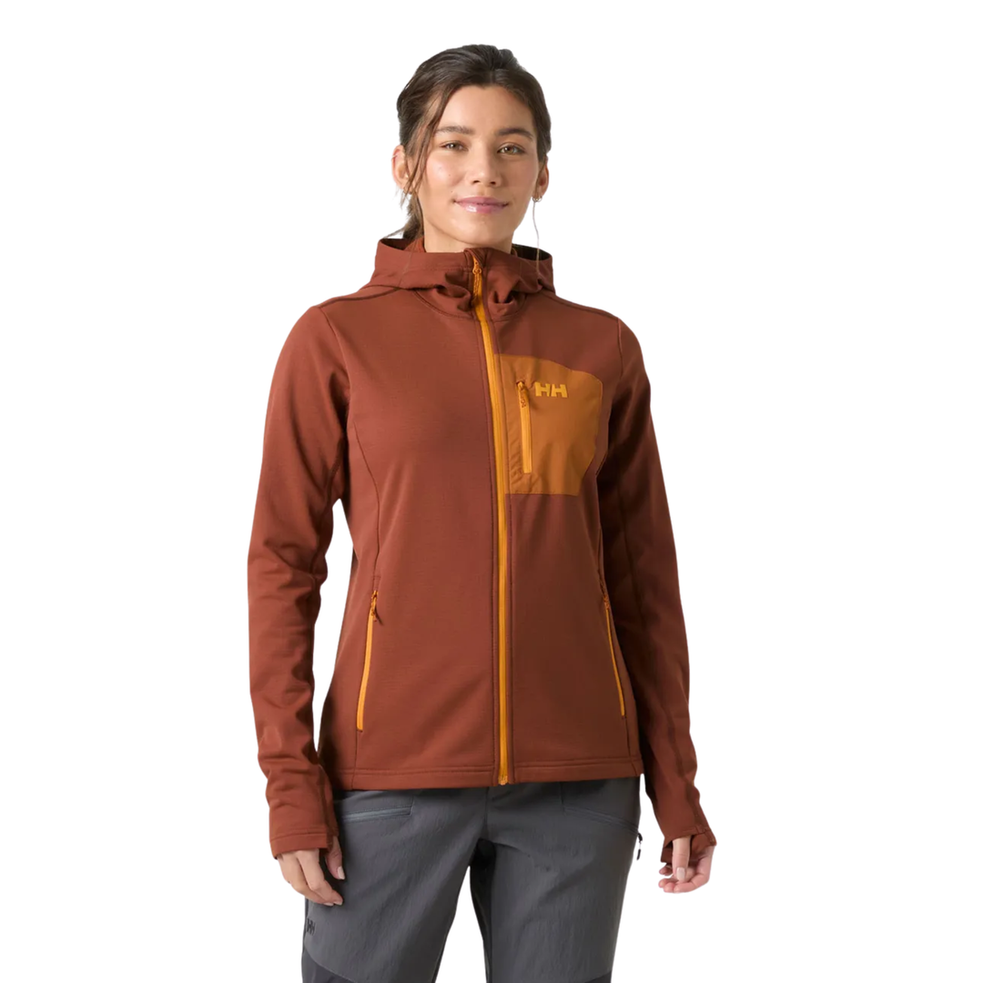 Helly Hansen Women's Versalite Hooded Fleece Jacket - Iron Oxide
