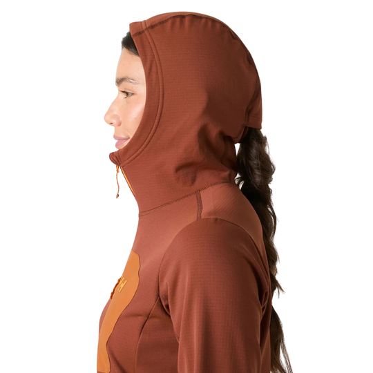Helly Hansen Women's Versalite Hooded Fleece Jacket - Iron Oxide
