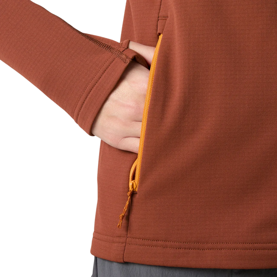 Helly Hansen Women's Versalite Hooded Fleece Jacket - Iron Oxide