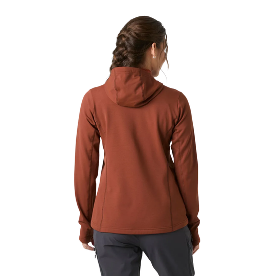 Helly Hansen Women's Versalite Hooded Fleece Jacket - Iron Oxide