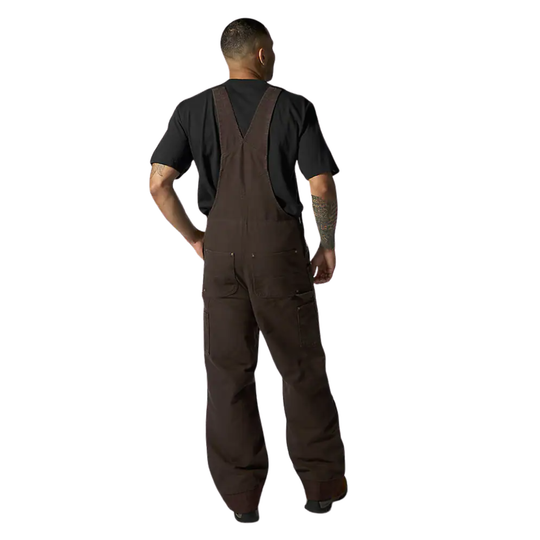 Carhartt Men's Loose Fit Insulated Bib Overall - Dark Brown