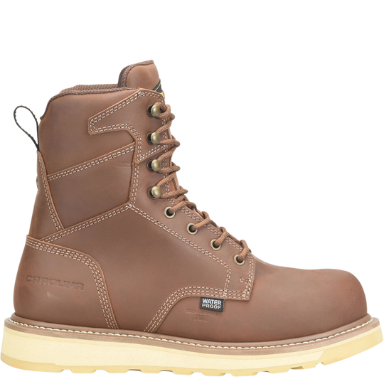Carolina Men's Gruntz 8 Inch Waterproof Composite Toe Work Boots - Brown