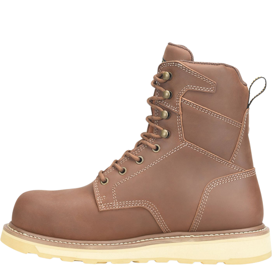 Carolina Men's Gruntz 8 Inch Waterproof Composite Toe Work Boots - Brown