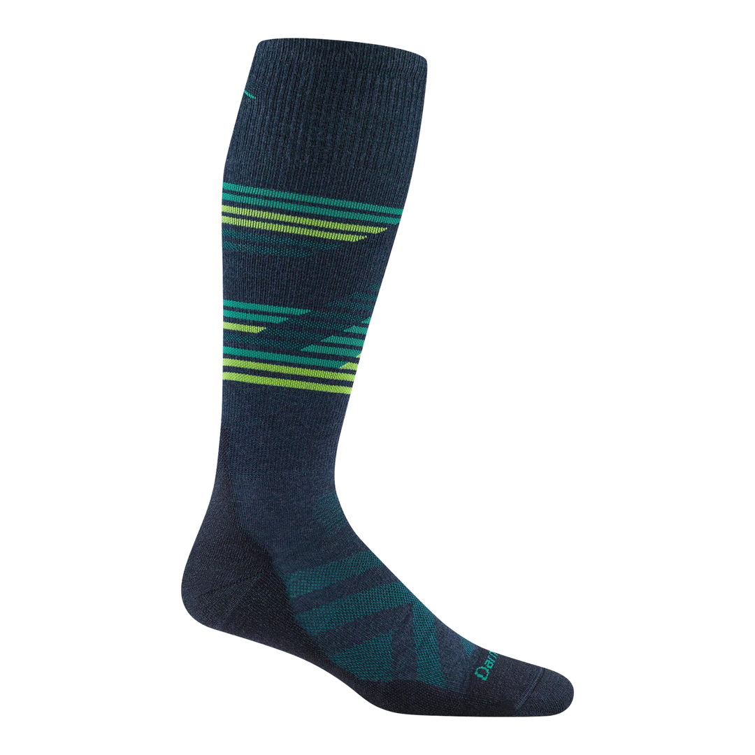 Darn Tough Vermont Men's Carve Over The Calf Midweight Ski and Snowboard Sock - Eclipse