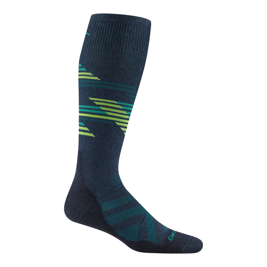 Darn Tough Vermont Men's Carve Over The Calf Midweight Ski and Snowboard Sock - Eclipse