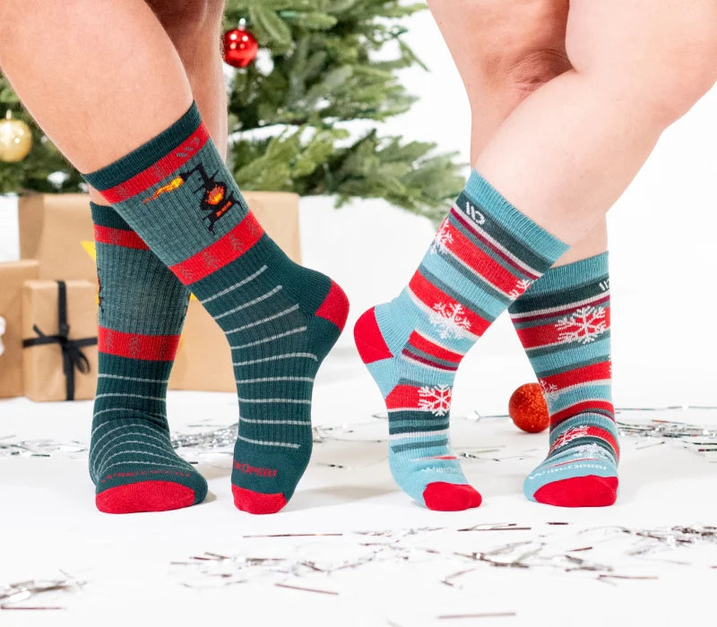Wide Open Holiday Theme Socks