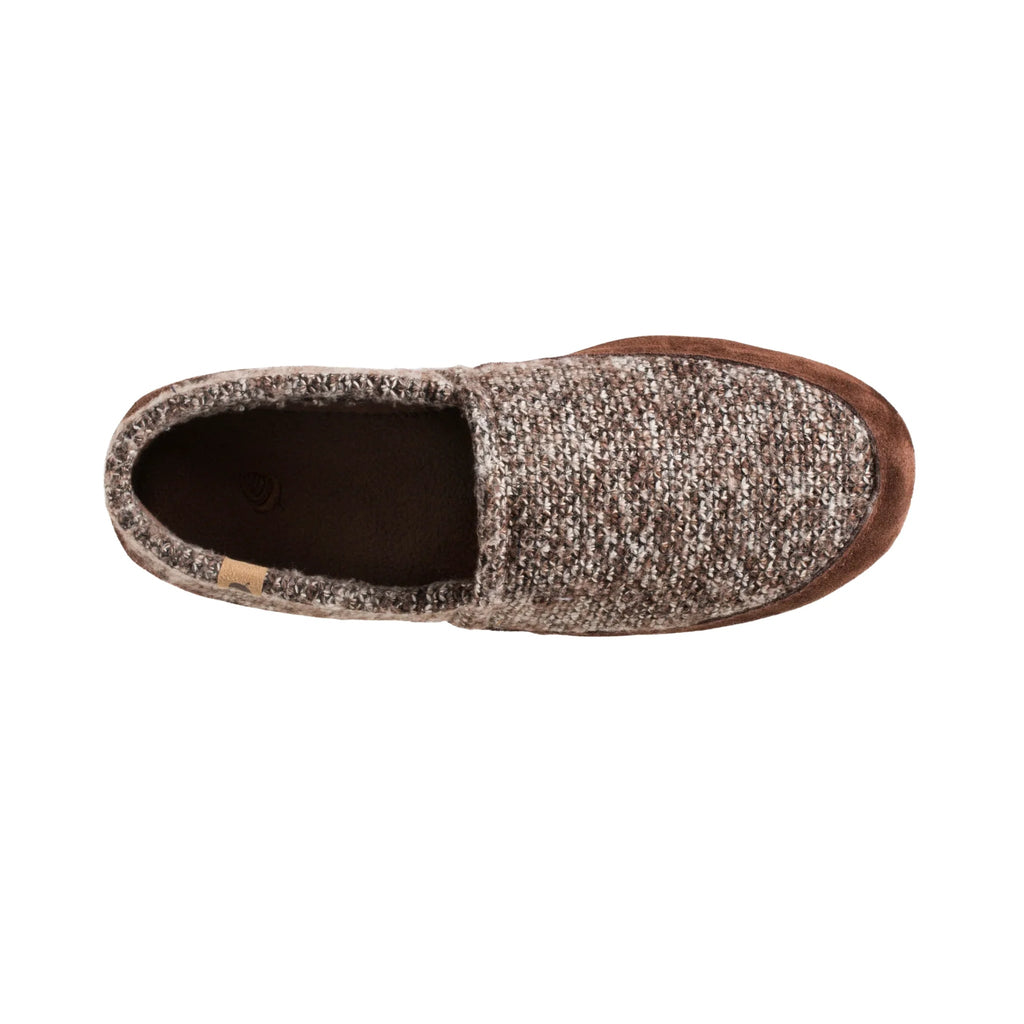 Acorn Men's Moc Slippers - Brown Tweed - Lenny's Shoe & Apparel