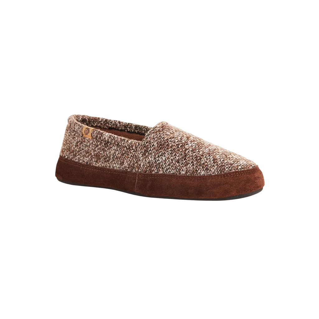 Acorn Men's Moc Slippers - Brown Tweed - Lenny's Shoe & Apparel
