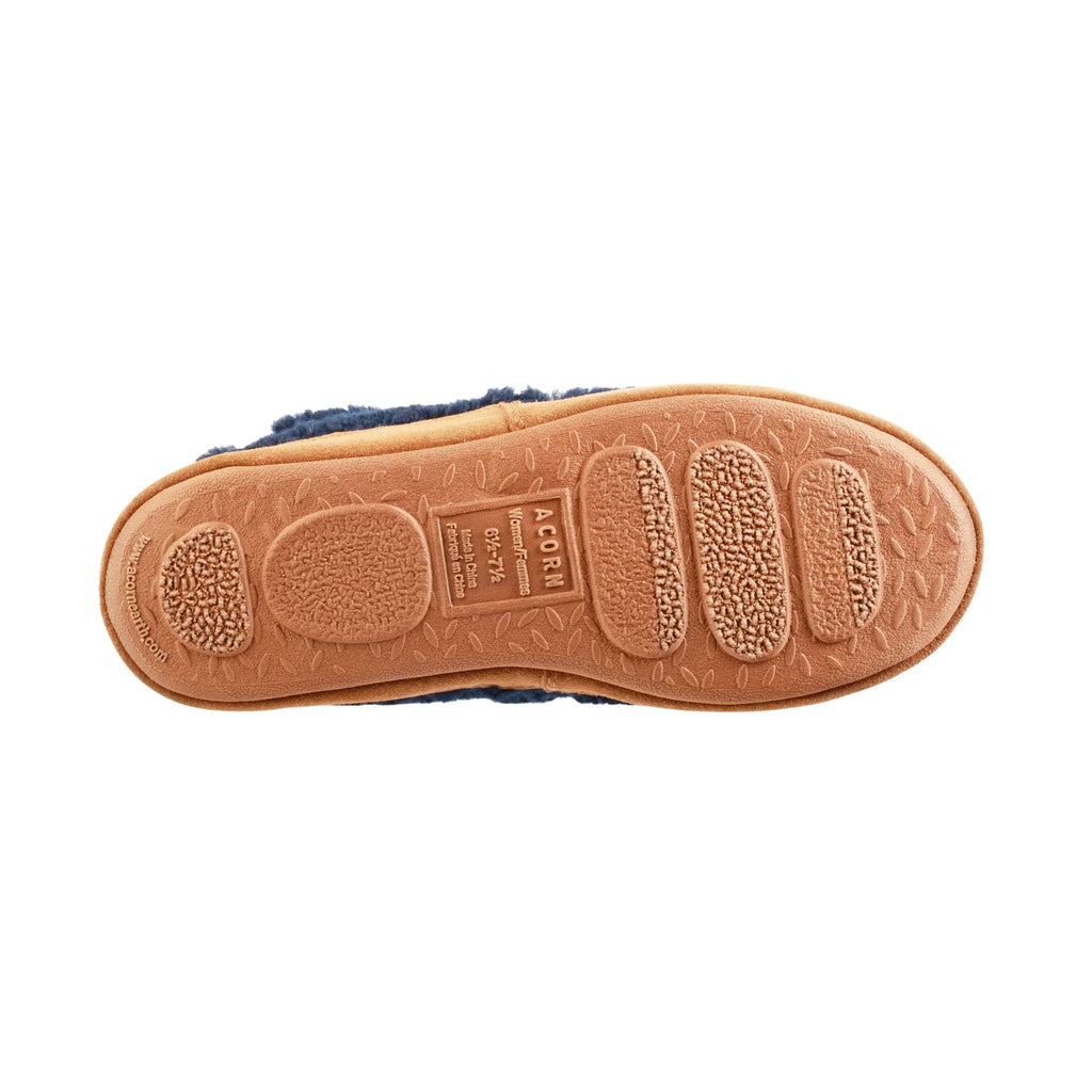 Acorn Women's Moc Slippers - Navy Popcorn - Lenny's Shoe & Apparel