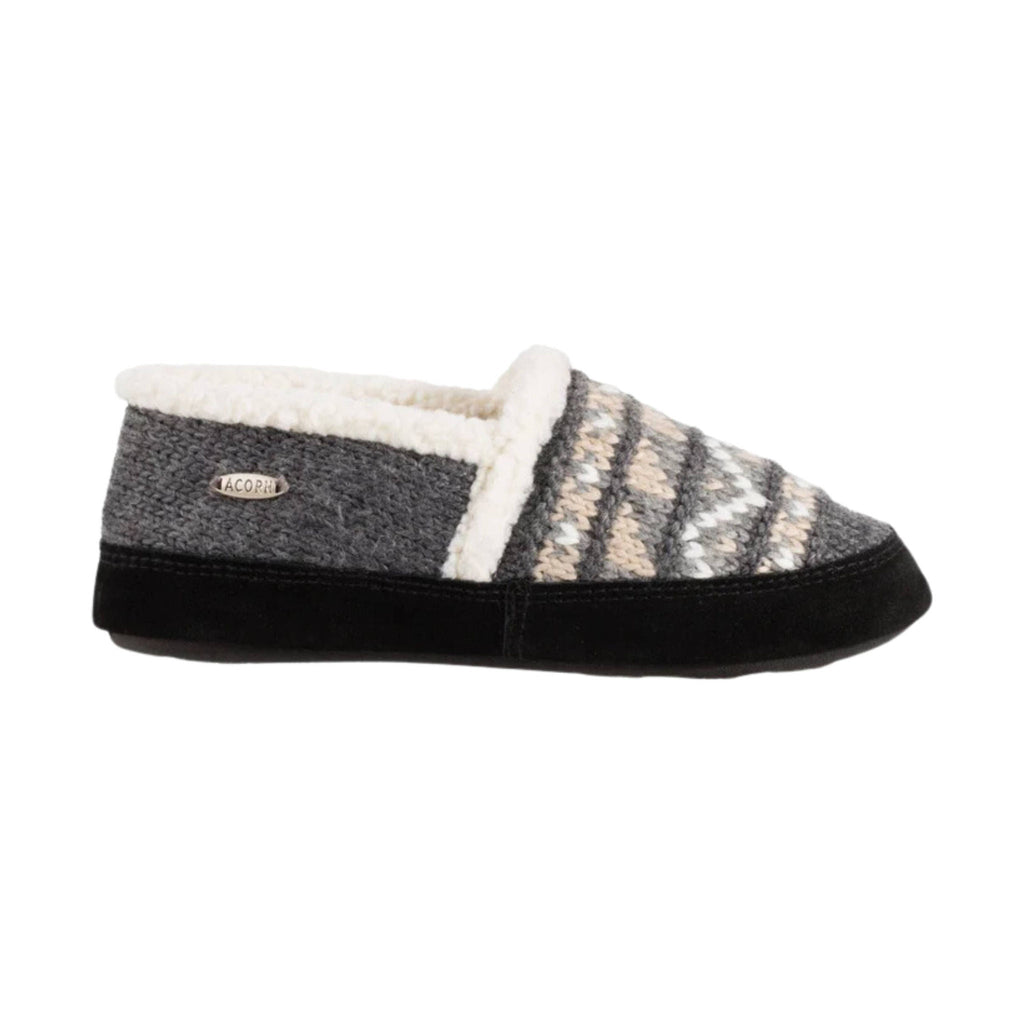 Acorn Women's Nordic Moc Slipper - Nordic Grey FINAL SALE - Lenny's Shoe & Apparel