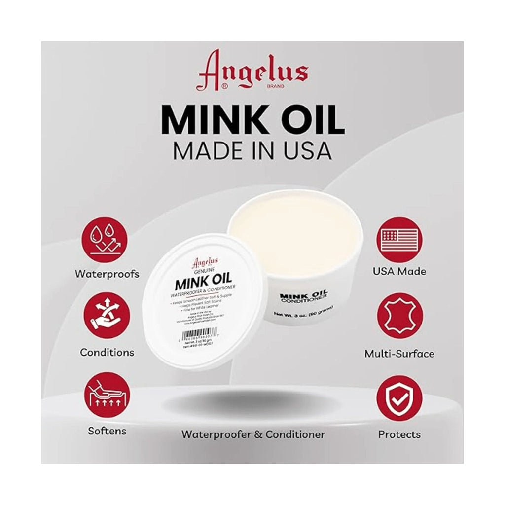 Angelus Mink Oil Paste 7.5oz - Lenny's Shoe & Apparel