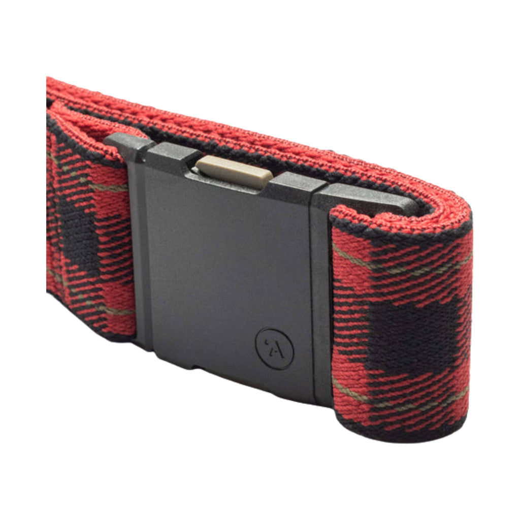 Arcade Plaid Belt - Red/Black - Lenny's Shoe & Apparel