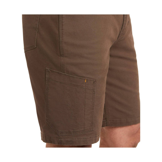 Brown shorts on a white background
