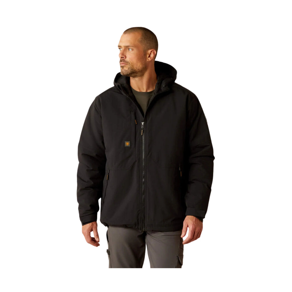 Ariat Men's Rebar Cordura Ripstop Insulated Jacket - Black - Lenny's Shoe & Apparel
