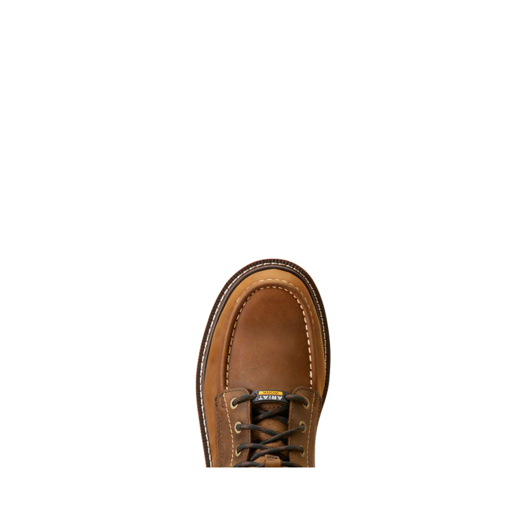 Ariat Men's Rebar Lift 6 Inch Waterproof Composite Toe Work Boots - Distressed Brown - Lenny's Shoe & Apparel