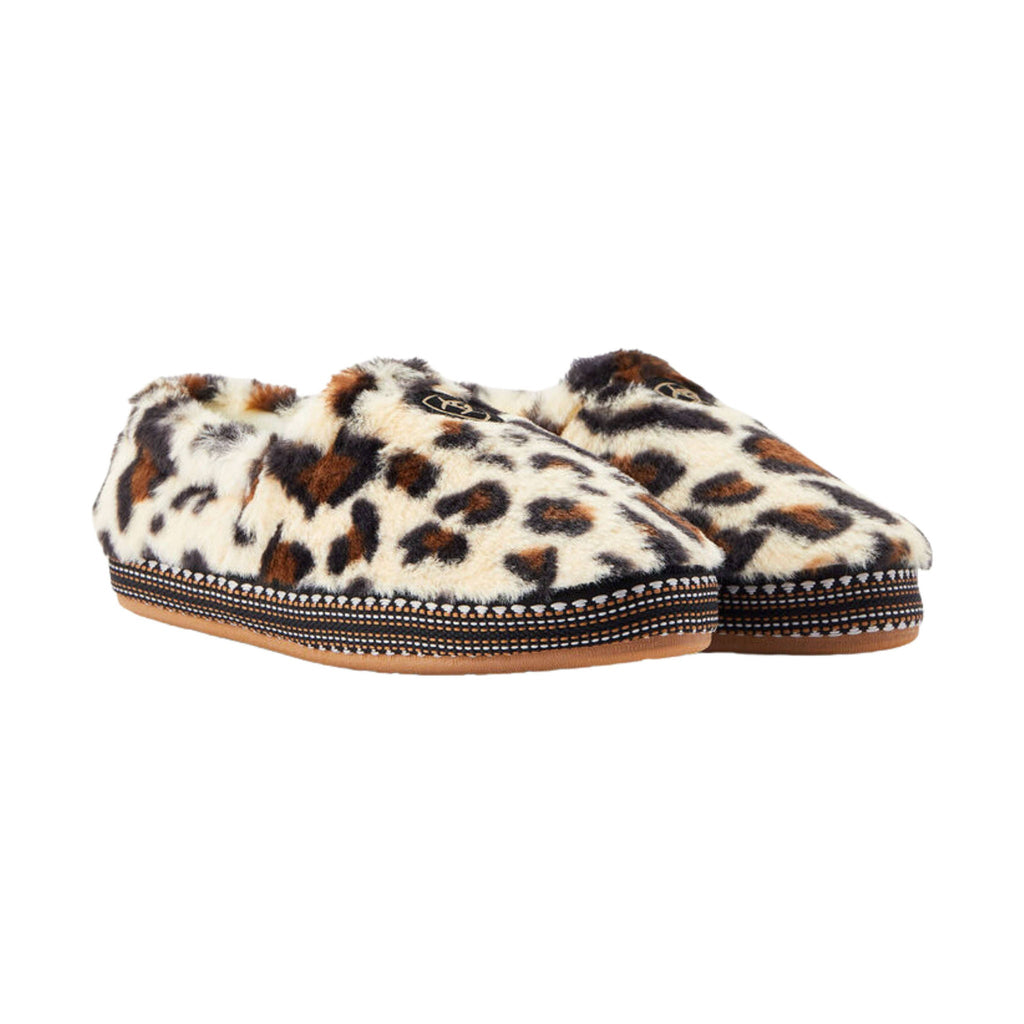 Ariat Women's Snuggle Slippers - Cream Leopard - Lenny's Shoe & Apparel