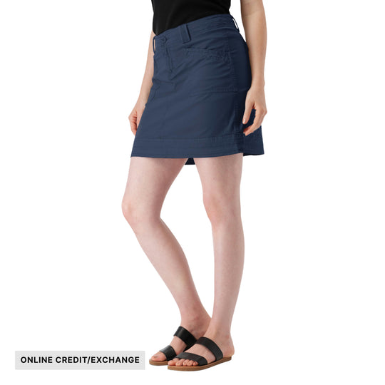 Aventura Women's Arden Woven Organic Skort - Insignia Blue - ONLINE CREDIT/EXCHANGE - Lenny's Shoe & Apparel