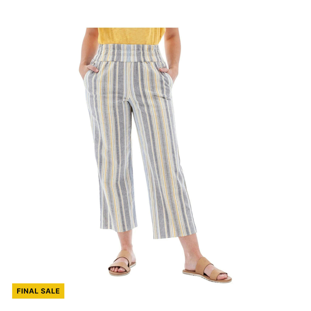 Aventura Women's Shoreline Crop Pant - Cashmere Blue - FINAL SALE - Lenny's Shoe & Apparel