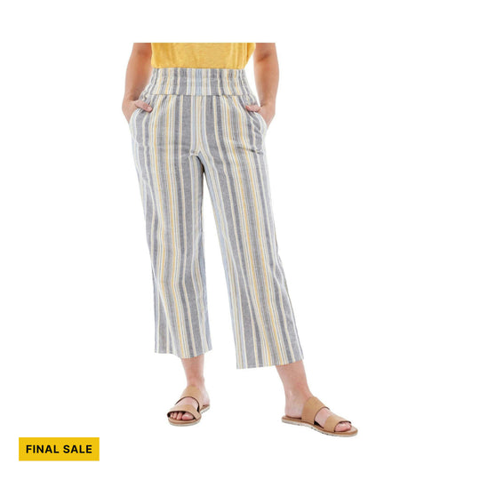 Aventura Women's Shoreline Crop Pant - Cashmere Blue - FINAL SALE - Lenny's Shoe & Apparel