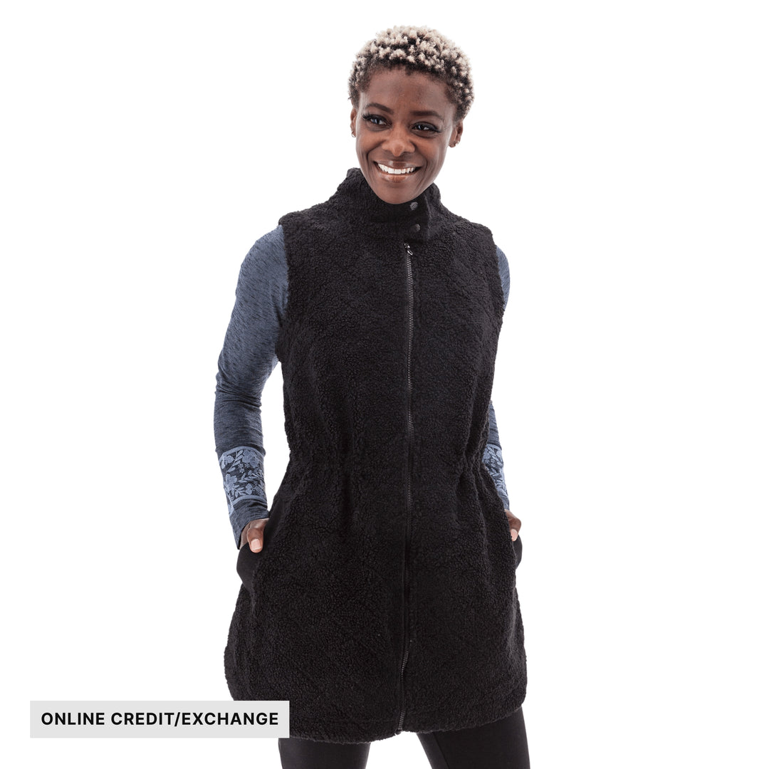 Aventura Women's Solstice Fleece Vest - Black - ONLINE CREDIT/EXCHANGE - Lenny's Shoe & Apparel