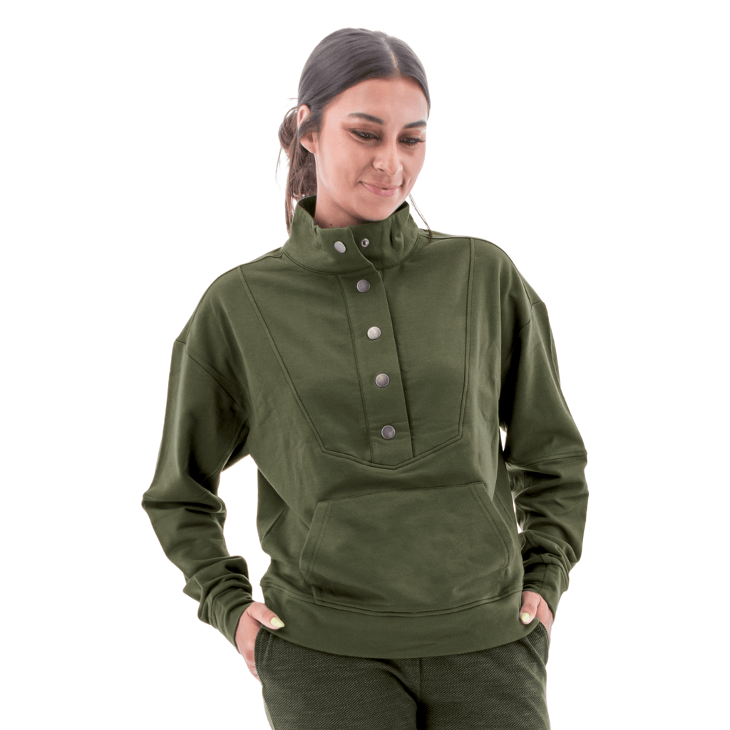Aventura Women's Anytime Pullover - Climbing Ivy - Lenny's Shoe & Apparel