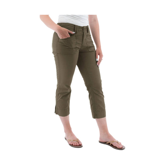 Aventura Women's Arden Organic Cotton Crop Pant - Grape Leaf - Lenny's Shoe & Apparel