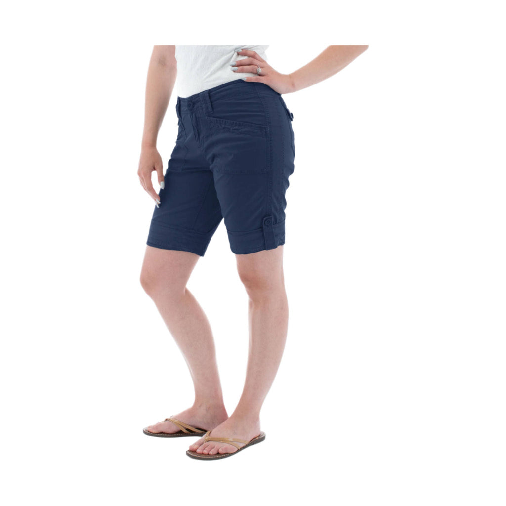 Aventura Women's Arden Roll Up Organic Short - Insignia Blue - Lenny's Shoe & Apparel