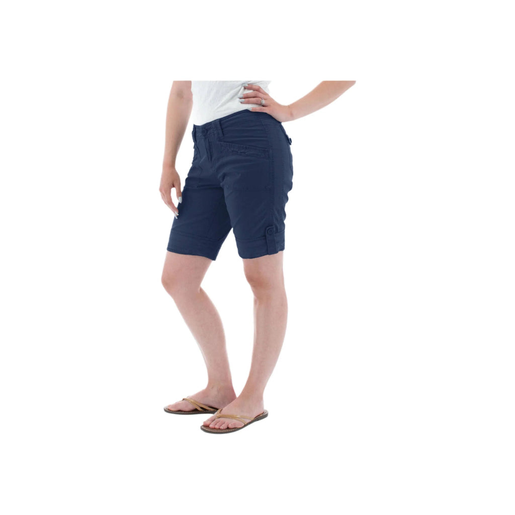 Aventura Women's Arden Roll Up Organic Short - Insignia Blue - Lenny's Shoe & Apparel