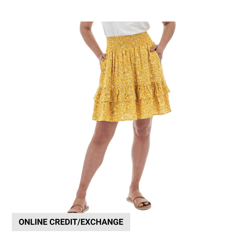 Aventura Women's Dell Skirt - Golden Cream - Lenny's Shoe & Apparel