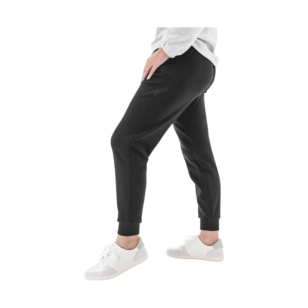 Aventura Women's Dog Walker Fleece Jogger - Black FINAL SALE - Lenny's Shoe & Apparel