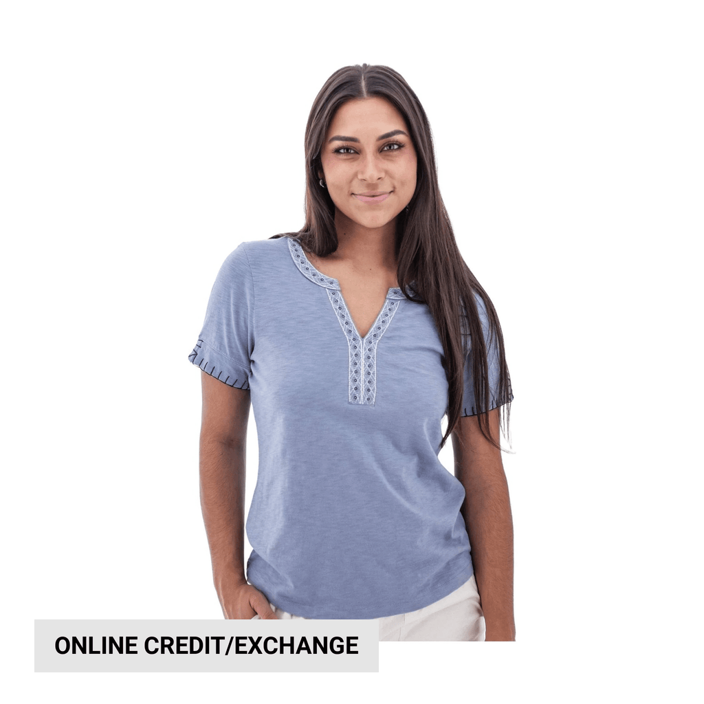 Aventura Women's Ellis Short Sleeve Top - English Manor - Lenny's Shoe & Apparel
