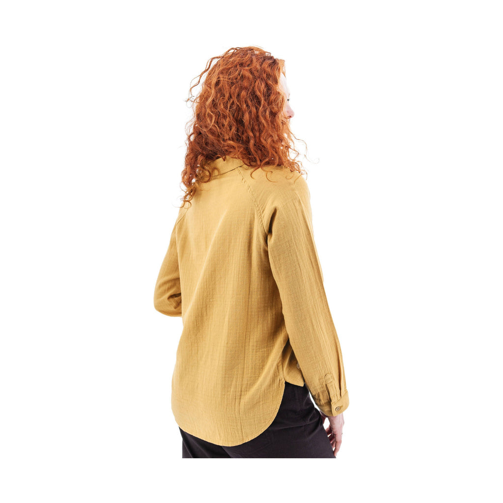 Aventura Women's Kelford Organic Long Sleeve Top - Amber Gold - Lenny's Shoe & Apparel