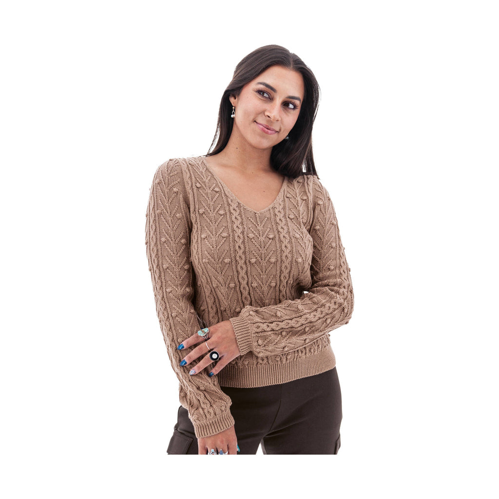 Aventura Women's Kincade Organic Cotton Sweater - Chanterelle - ONLINE STORE CREDIT/EXCHANGE ONLY - Lenny's Shoe & Apparel