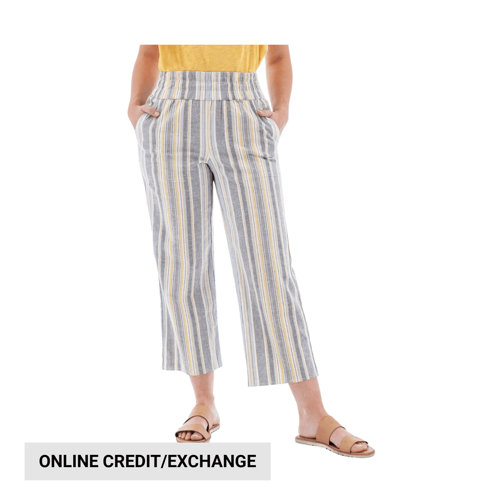 Aventura Women's Shoreline Crop Pant - Cashmere Blue - Lenny's Shoe & Apparel