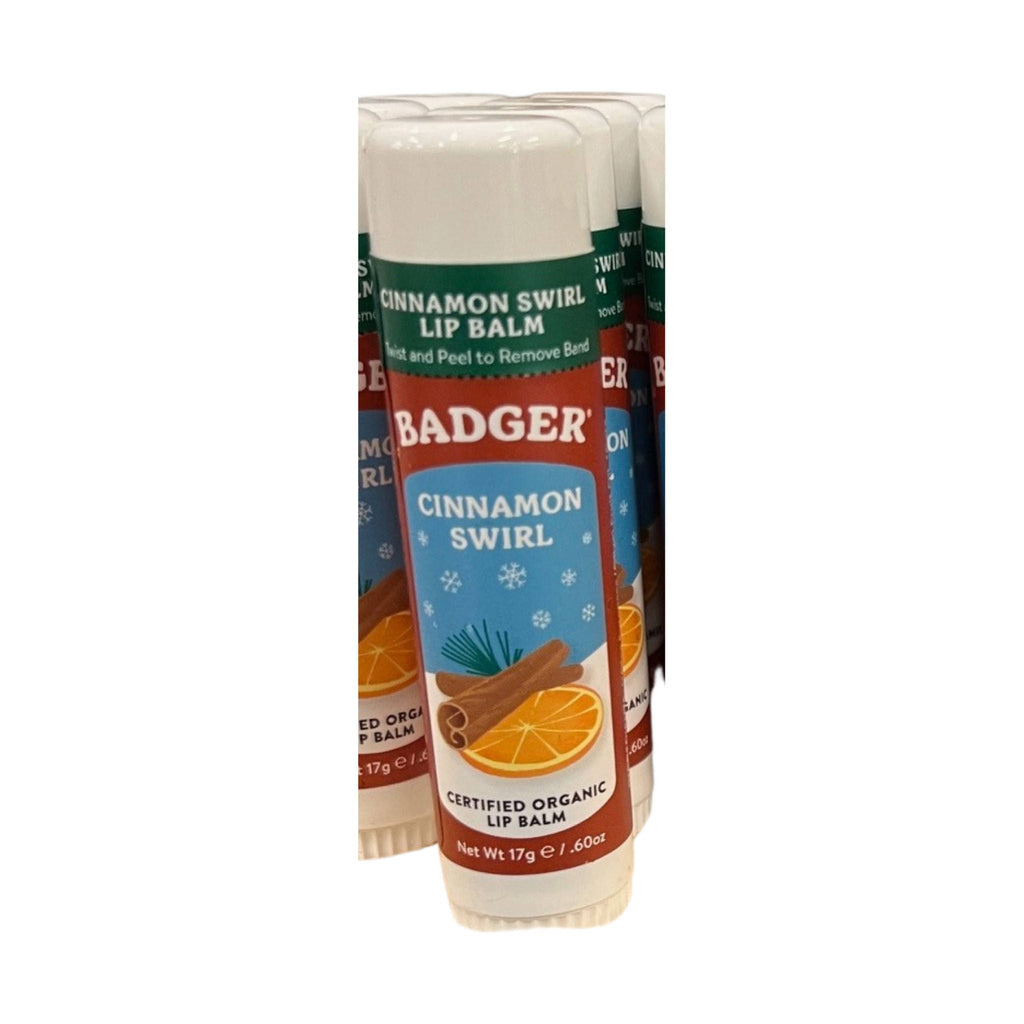 Badger Holiday Jumbo Lip Balm - Cinnamon Swirl - Lenny's Shoe & Apparel