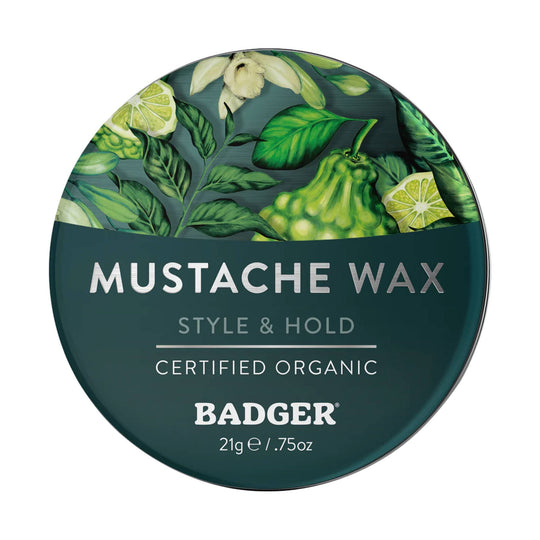 Badger Mustache Wax .75oz Tin - Navigator Class Man Care - Lenny's Shoe & Apparel