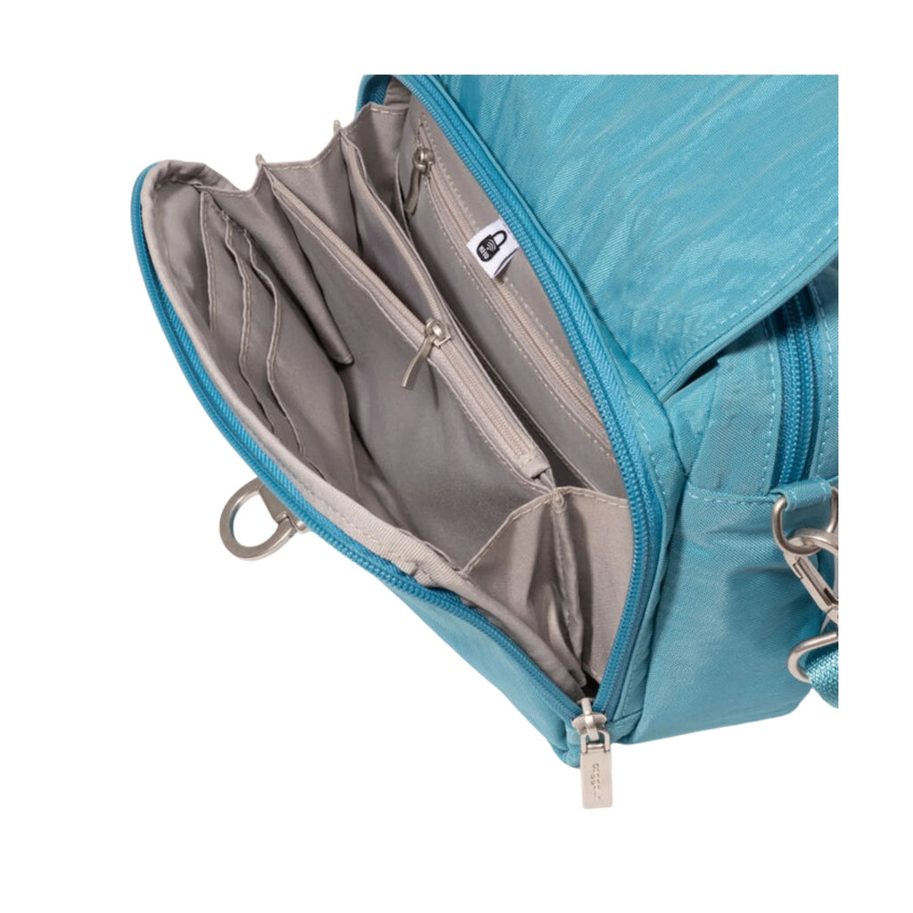 Baggallini Coastal Flip Lock Camera Bag Crossbody - Seaside Blue - Lenny's Shoe & Apparel