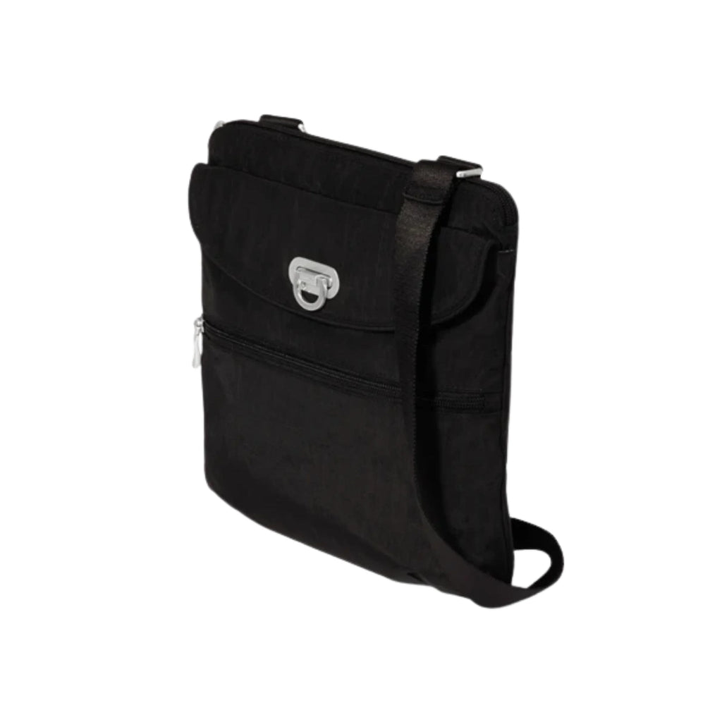 Baggallini Coastal Flip Lock Slim Crossbody - Black - Lenny's Shoe & Apparel