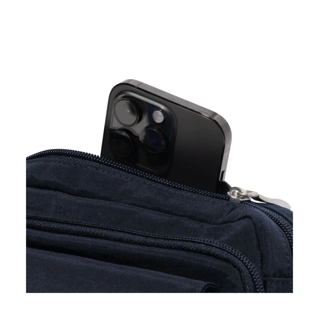 Baggallini Modern Double Zip Crossbody - French Navy - Lenny's Shoe & Apparel