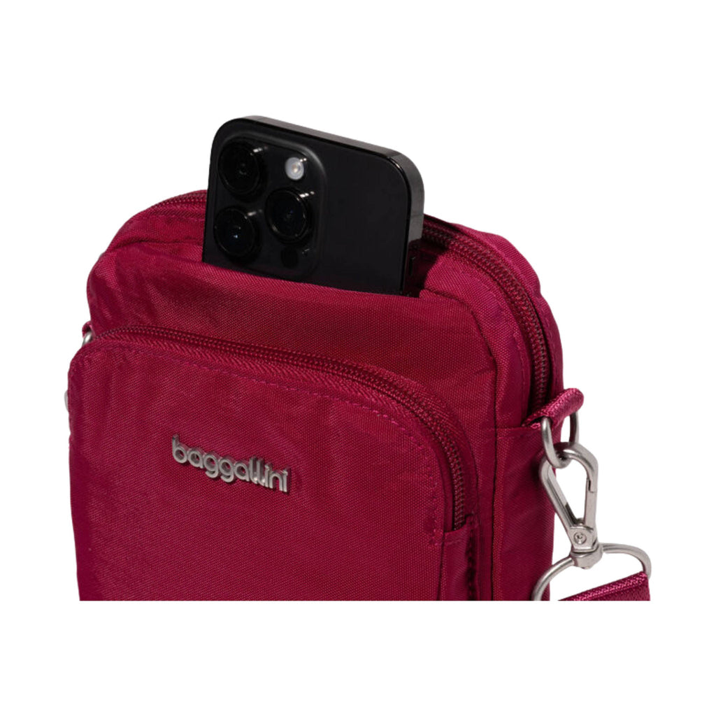Baggallini Modern Everywhere Explorer Crossbody - Beet Red - Lenny's Shoe & Apparel
