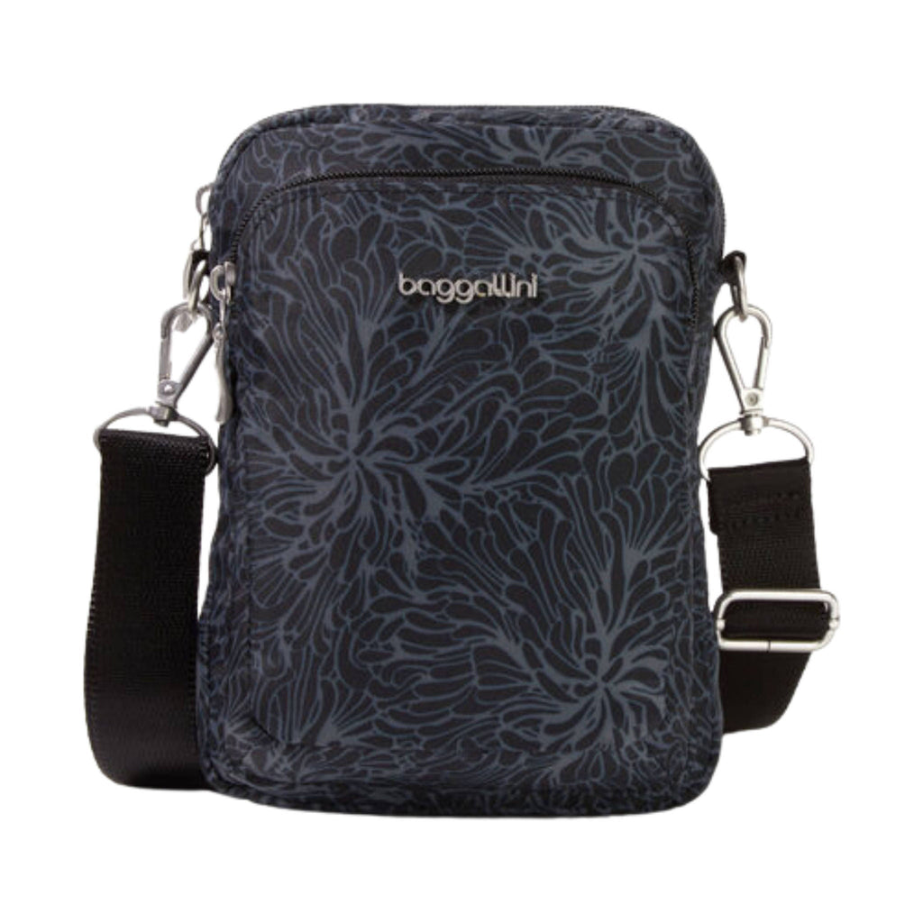 Baggallini Modern Everywhere Explorer Crossbody - Midnight Blossom - Lenny's Shoe & Apparel
