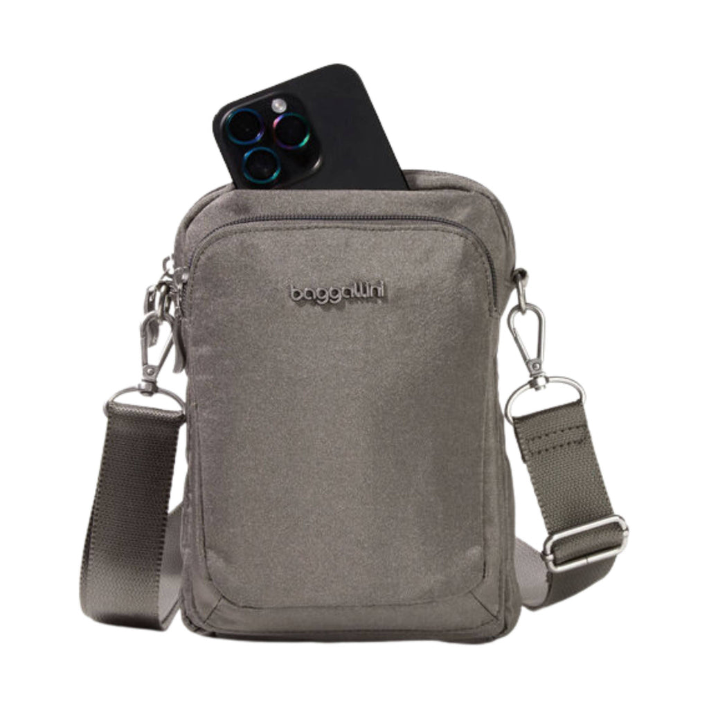 Baggallini Modern Everywhere Explorer Crossbody - Sterling Shimmer - Lenny's Shoe & Apparel