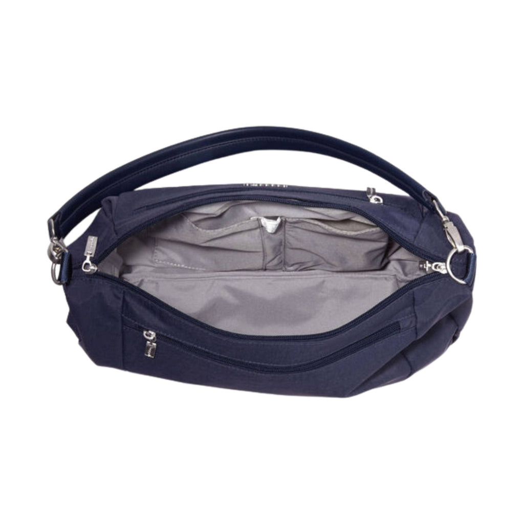 Baggallini Modern Everywhere Half Moon Messenger - French Navy - Lenny's Shoe & Apparel