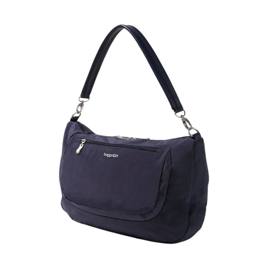 Baggallini Modern Everywhere Half Moon Messenger - French Navy - Lenny's Shoe & Apparel